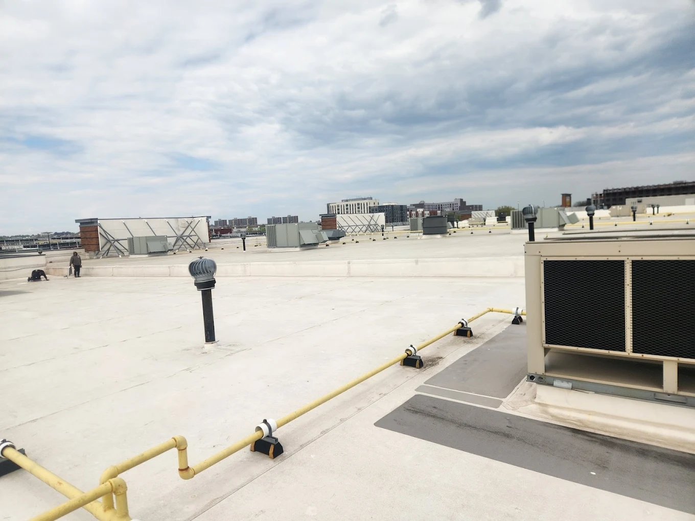 Commercial roof replacement completed in Amity Harbor NY — Suffolk County flat roofing project by All-Star Roofing